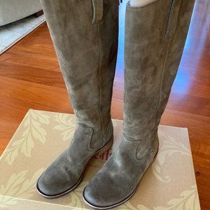 Tall Leather Riding Boots Size 7